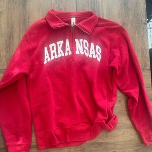 Red Arkansas Women's Sweater